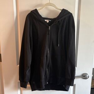 Joy Lab Black Zipper Hoodie
